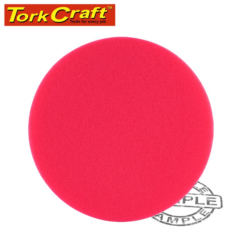 Foam Pad Hook And Loop Red Sponge 150Mm 6' Ultra Finishing freeshipping - Africa Tool Distributors