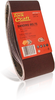 sanding belt 75 x 610mm 60 grit 10/pack