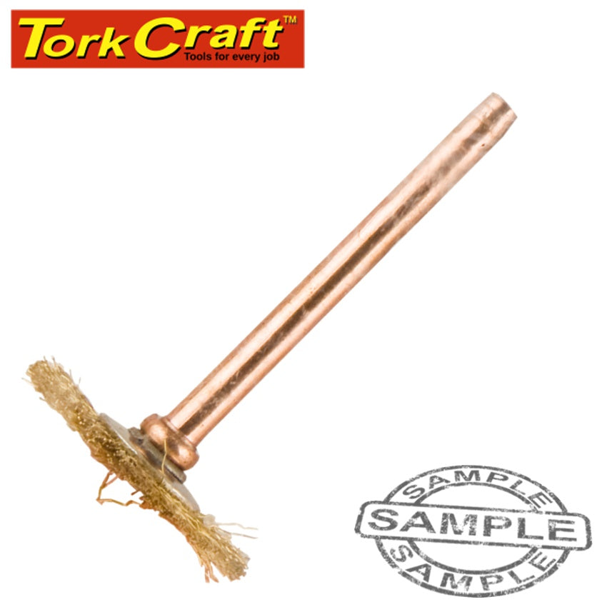 Mini Brass Brush 19.1Mm Wheel 3.2Mm Shank freeshipping - Africa Tool Distributors