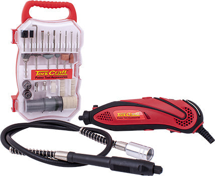 MINI ROTARY TOOL  AND 72 PC ACCESSORY KIT  WITH FLEXIBLE SHAFT