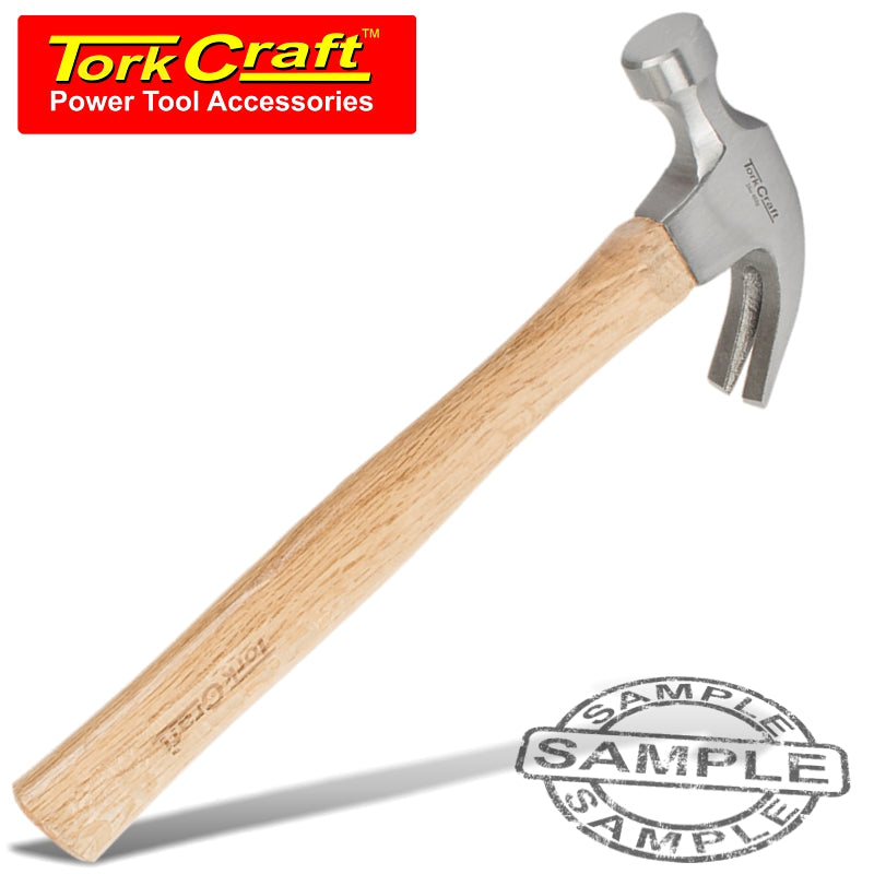 Hammer Claw 450G (16Oz) Wooden Handle 280Mm & Full Pol Head freeshipping - Africa Tool Distributors