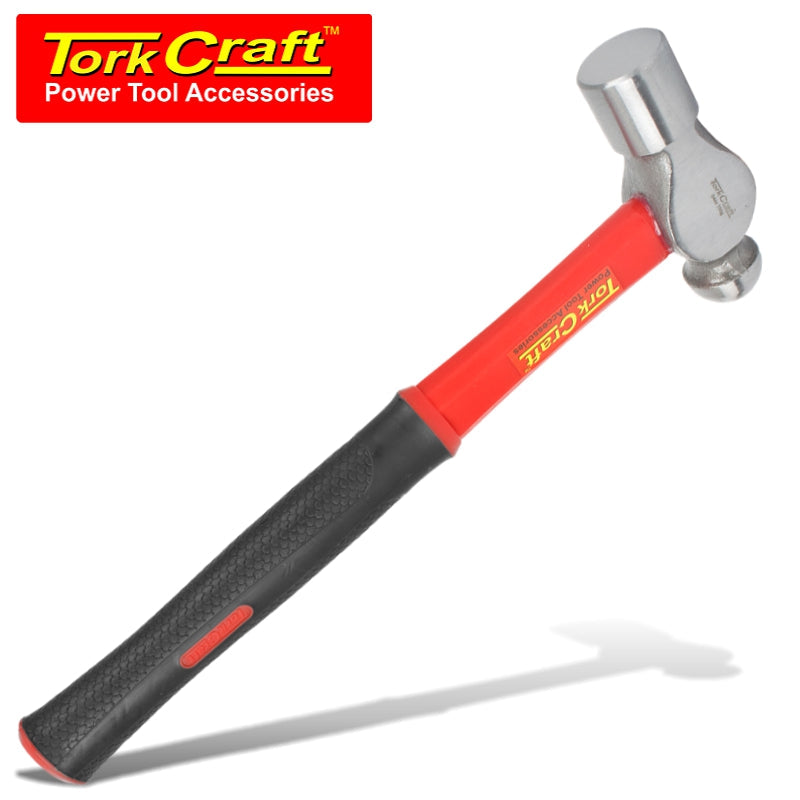 Tork Craft Hammer Ball Pein 700G (24Oz) Fibreglass Handle 310Mm & Full Pol Head freeshipping - Africa Tool Distributors