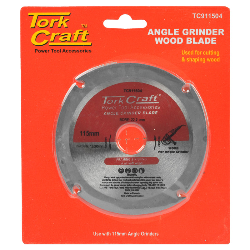 Tork Craft Blade 4 Teeth 015MM X 22.23MM For Wood