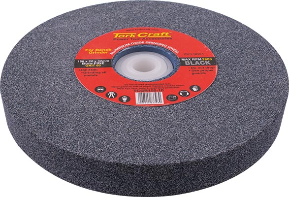 Grinding Wheel 150X20X32Mm Bore 60Gr W/Bushes For B/G Black freeshipping - Africa Tool Distributors