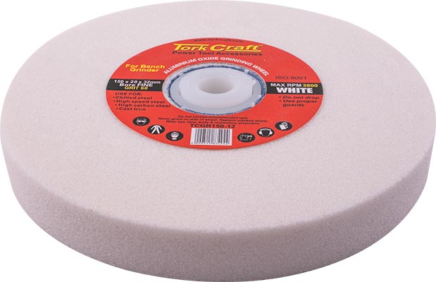 Grinding Wheel 150X20X32Mm Bore 60Gr W/Bushes For B/G White freeshipping - Africa Tool Distributors