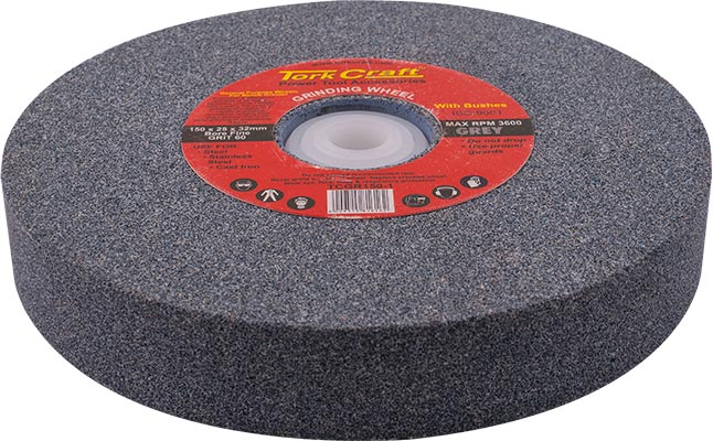 Grinding Wheel 150X25X32Mm Bore Fine 60Gr W/Bushes For Bench Grinder freeshipping - Africa Tool Distributors