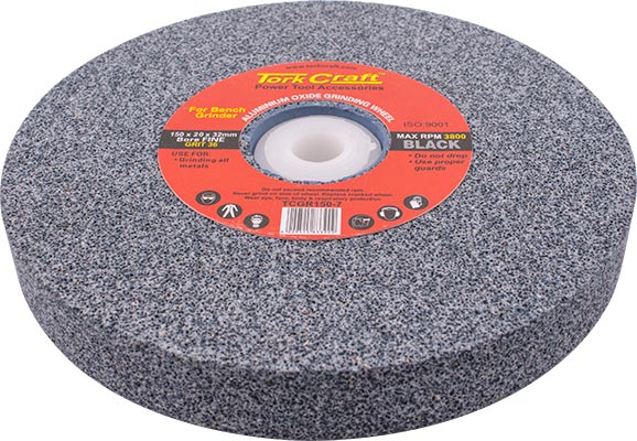 Grinding Wheel 150X20X32Mm Black Coarse 36Gr W/Bushes For Bench Grin freeshipping - Africa Tool Distributors