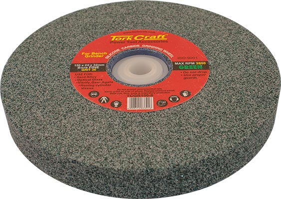 Grinding Wheel 150X20X32Mm Green Coarse 36Gr W/Bushes For Bench Grin freeshipping - Africa Tool Distributors