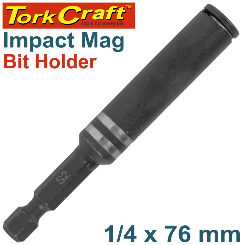 Tork Craft Impact Mag.Bit Holder 1/4 X 76Mm Carded freeshipping - Africa Tool Distributors