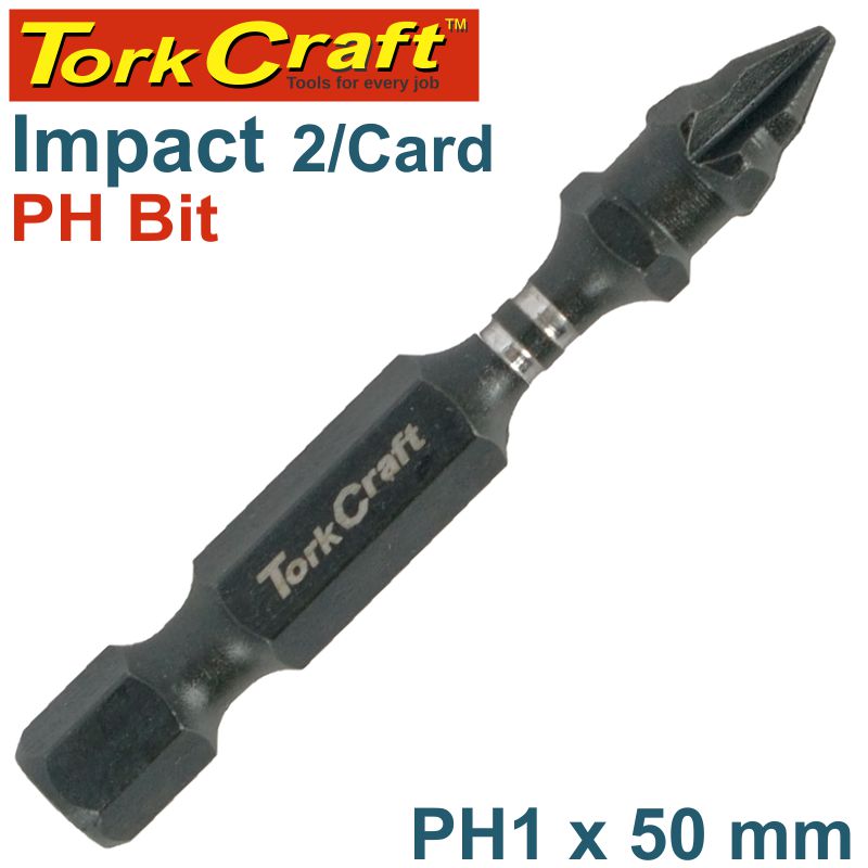 Impact Phil.1 X 50Mm Power Bit 2/Card freeshipping - Africa Tool Distributors