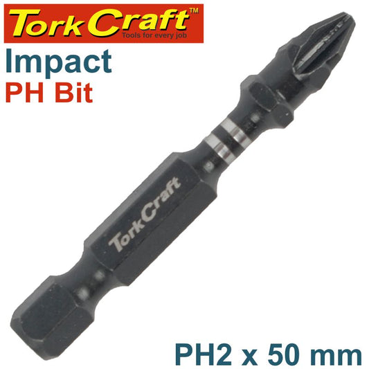 Tork Craft Impact Phil.2 X 50Mm Power Bit Bulk freeshipping - Africa Tool Distributors