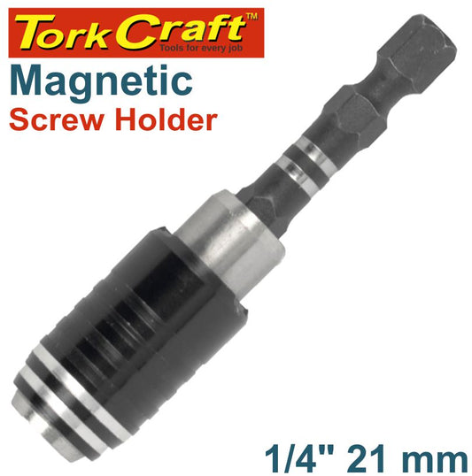 Tork Craft Magnetic Screw Holder 1/4' 21Mm Carded freeshipping - Africa Tool Distributors