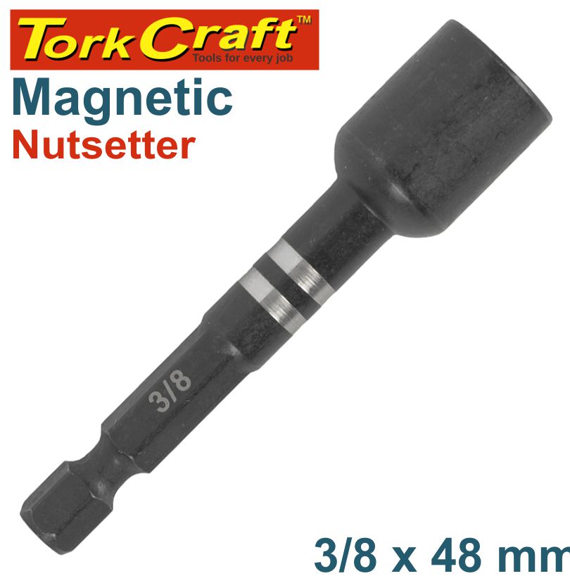 Tork Craft Magnetic Nutsetter 3/8 X 48Mm Carded freeshipping - Africa Tool Distributors