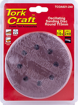 Oscilating Sandpaper A/O 115Mm 10Pc  Round 240Grit freeshipping - Africa Tool Distributors