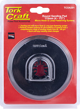 Tork Craft Quick Change  Base & Arbor 115Mm Hook And Loop Micro Sanding freeshipping - Africa Tool Distributors