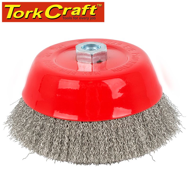 Wire Cup Brush 150 X M14 Crimped Stainless Steel Bulk Tcw freeshipping - Africa Tool Distributors