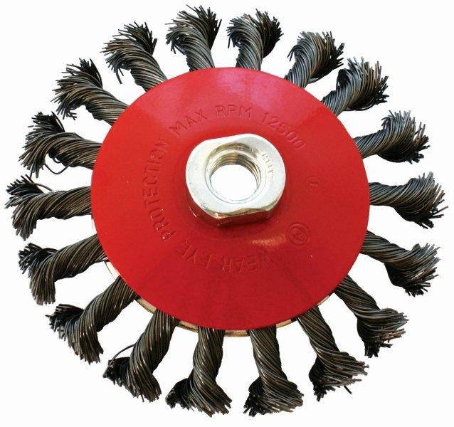 Wire Cup Brush Twisted Bevel Plain 115Mmxm14 Blister freeshipping - Africa Tool Distributors