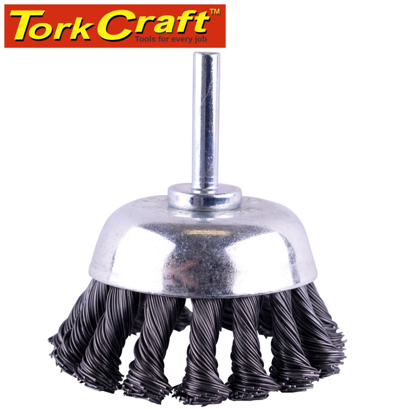 Tork Craft Wire Cup Brush Twisted Plain 65Mm X 6Mm Shaft Blister freeshipping - Africa Tool Distributors