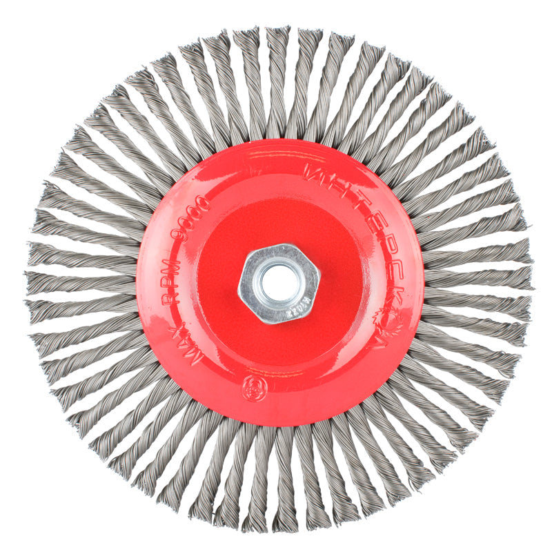 Wire Wheel Brush Single Section Twisted Stinger 175Mmxm14 Blister freeshipping - Africa Tool Distributors