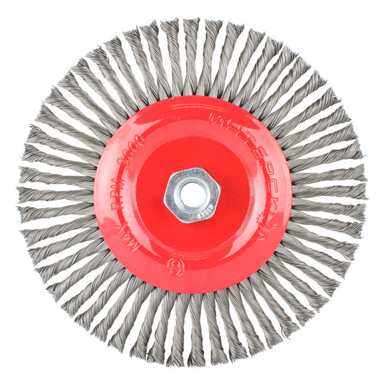 Wire Wheel Brush Single Section Twisted Stinger 175Mmxm14 Blister freeshipping - Africa Tool Distributors