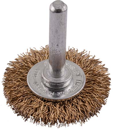 Wire Wheel Brush 38Mm X 6Mm Shaft Blister freeshipping - Africa Tool Distributors