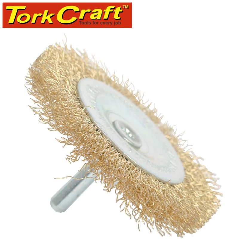 Wire Wheel Brush 50Mm X 6Mm Shaft freeshipping - Africa Tool Distributors