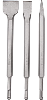 Tork Craft Sds Plus Chisel Set3 Pcs Pointed 14Mm Flat 20Mm Flat 40Mm freeshipping - Africa Tool Distributors