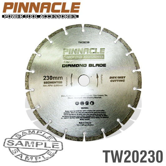 Diamond Blade Segmented 230Mm Pinnacle Brand freeshipping - Africa Tool Distributors