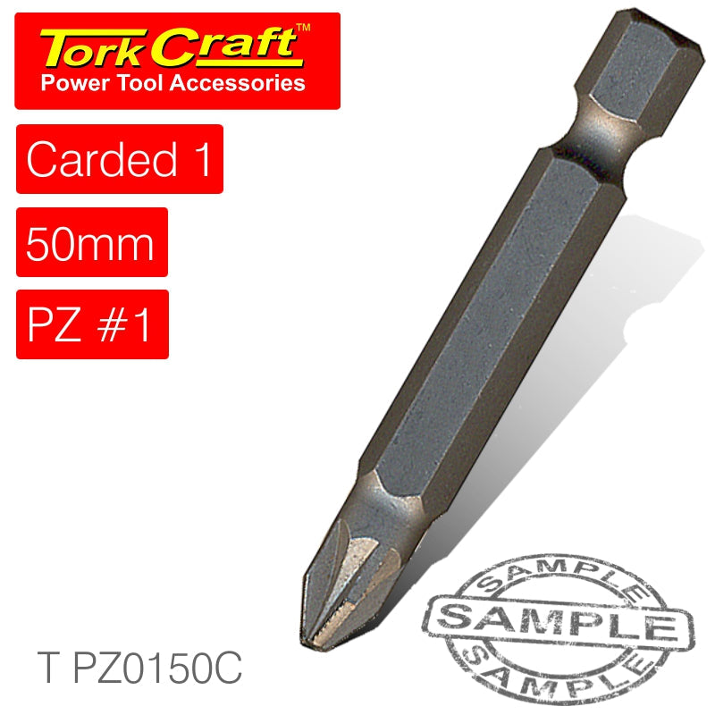 Pozi.1 X 50Mm Power Bit 1/Card freeshipping - Africa Tool Distributors