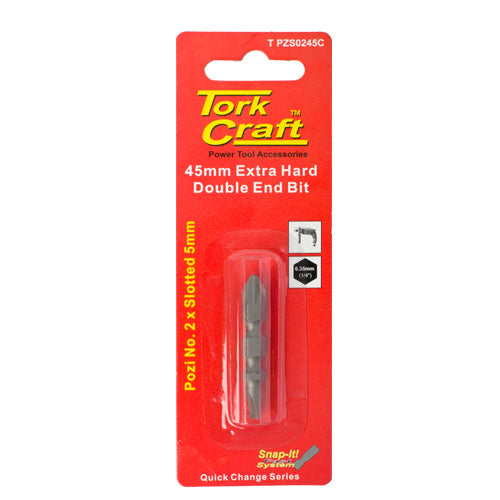 Tork Craft D/END PZ2 X 5MM SL.45MM 1/CARD