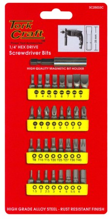 S/D Ins.Bit Set Multi 33Pce freeshipping - Africa Tool Distributors