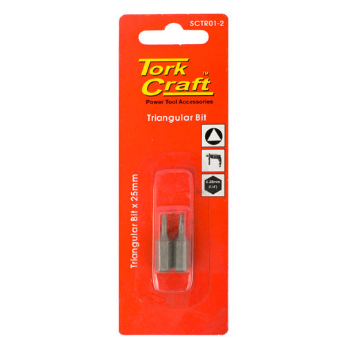 Triangular Bit X 25Mm 2 Pack freeshipping - Africa Tool Distributors