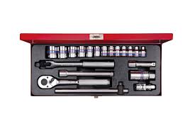 King Tony Socket Set 3/8"Dr  6-22mm 6 Point