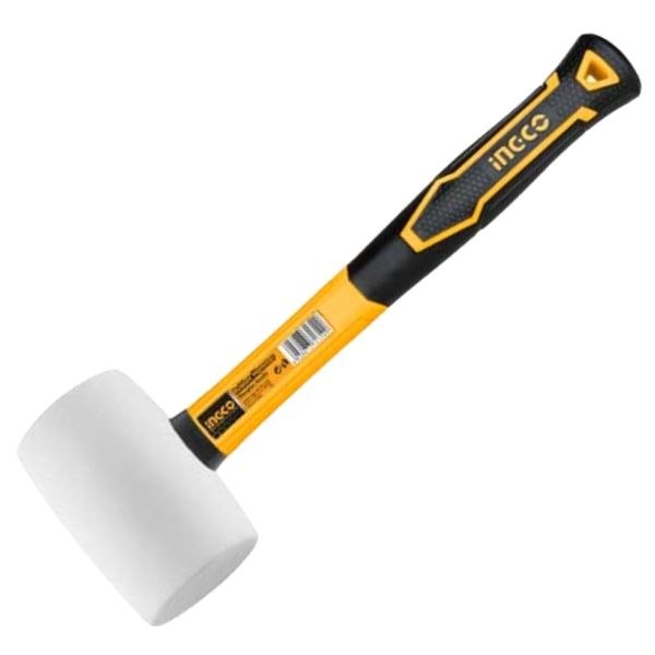 Ingco - Rubber Hammer - Fiberglass Handle