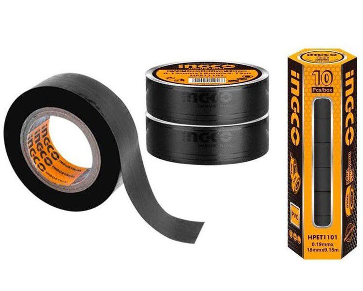 INGCO - PVC Insulating Tape (10 Rolls per tube)